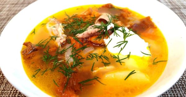 Суп с лисичками: самый простой рецепт