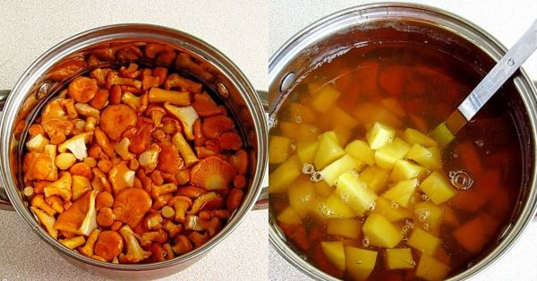 Суп с лисичками: самый простой рецепт